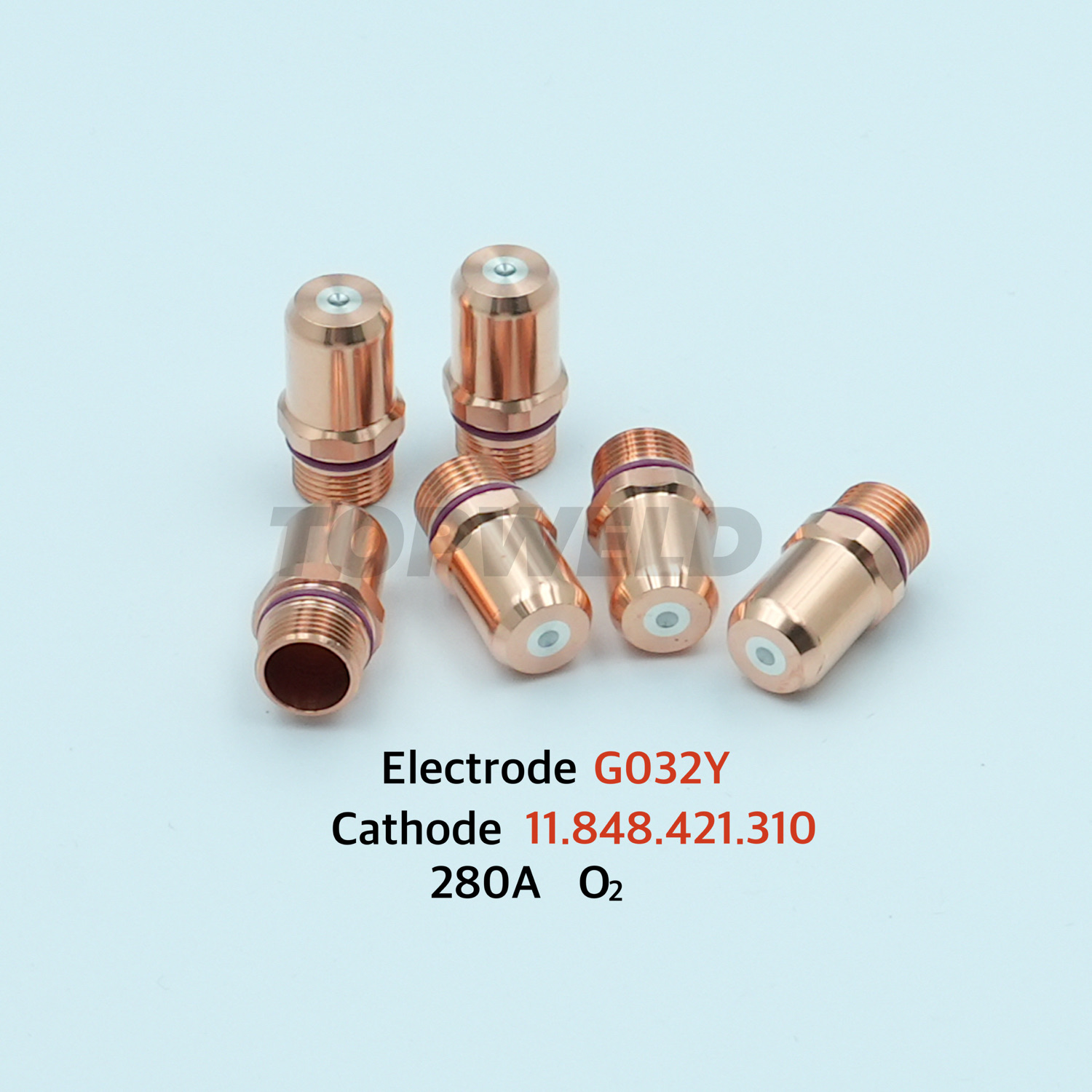 Plasma Cutting Electrode Kjellberg Katode Cathode G032y O2