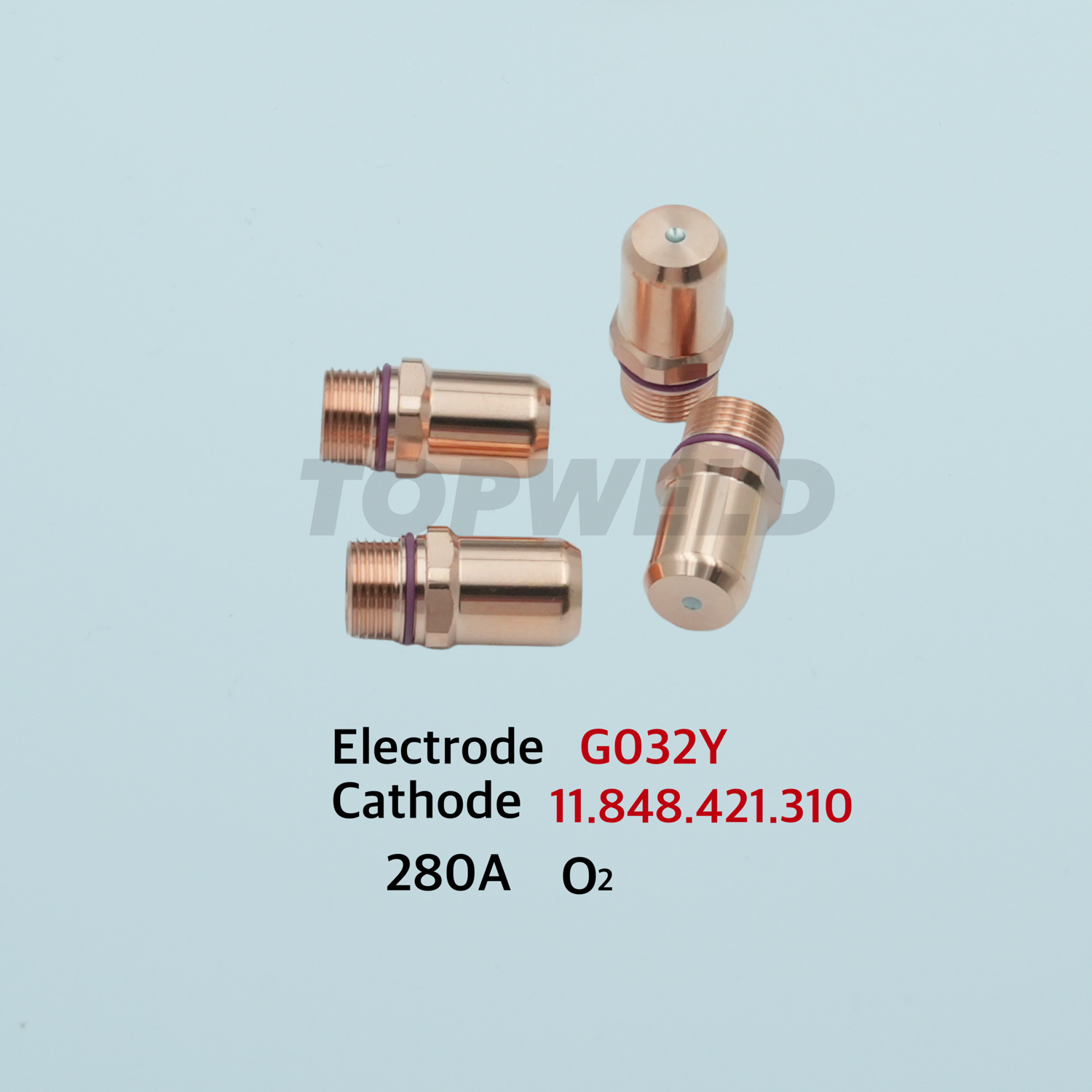 Plasma Cutting Electrode Kjellberg Katode Cathode G032y O2