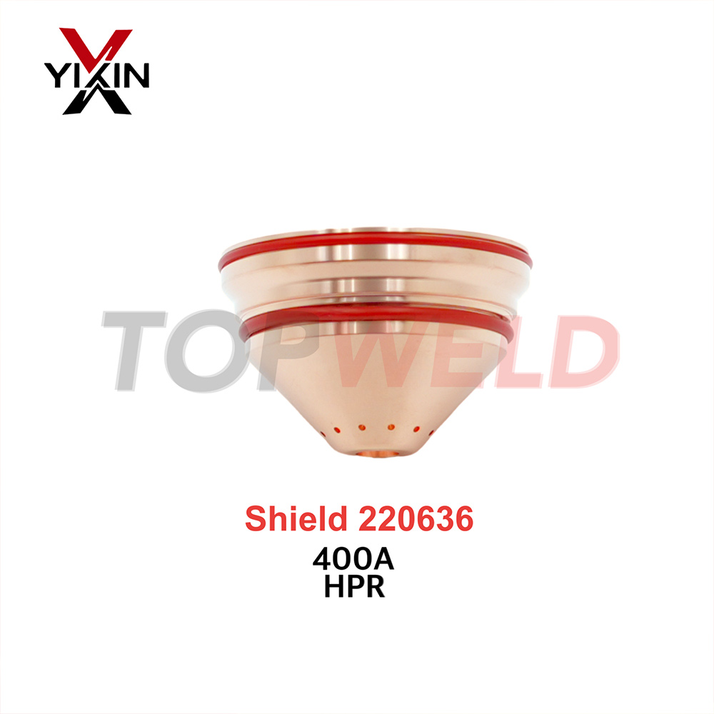 Quality Plasma Consumables 220636 Shield Fits Mild Steel Shield 400A Hpr260/Hpr400