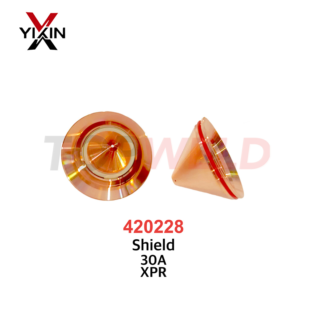 Top-Grade 420228 Shield for Xpr 30AMPS Mild Steel Plasma Consumables