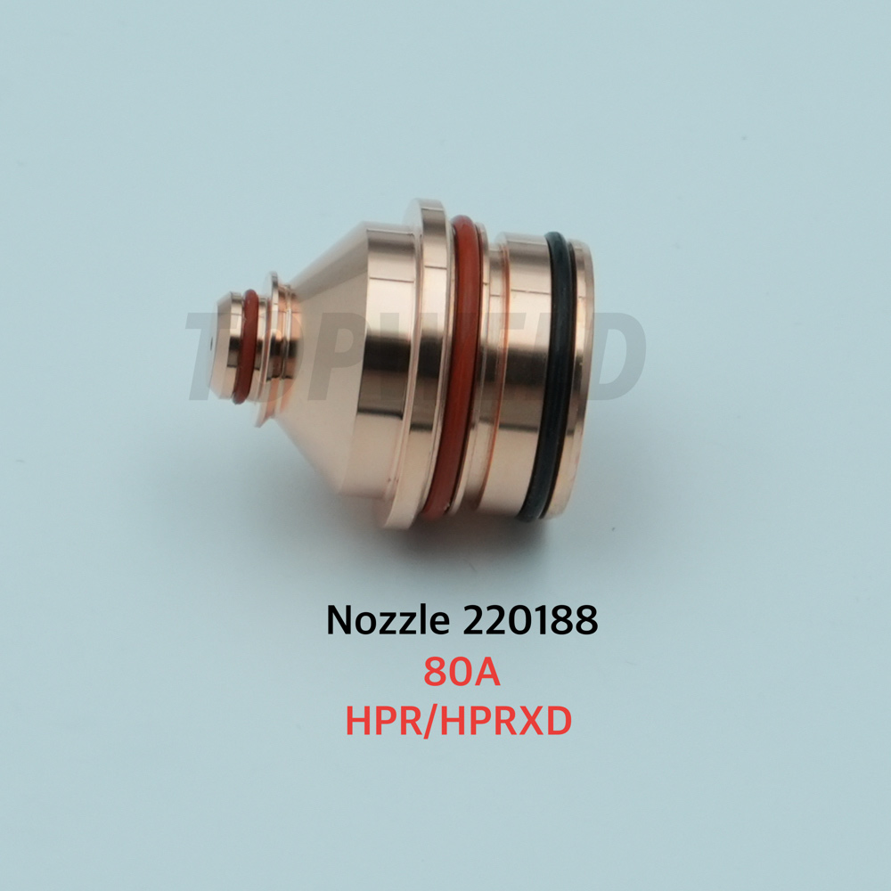 80 AMP 220188 Nozzle and Tips for CNC Plasma Cutting