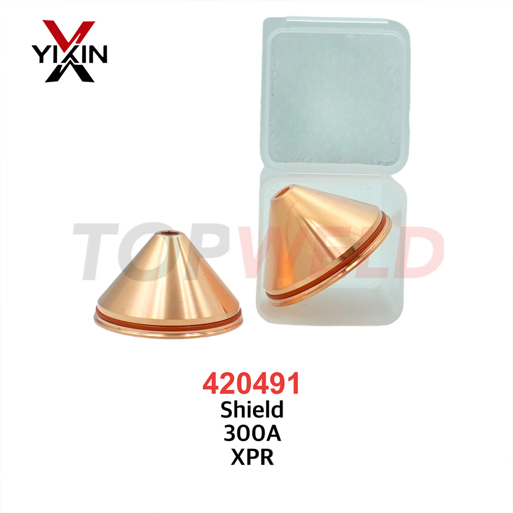 Top-Grade 420491 Shield Assembly 300 AMPS Mild Steel for Xpr Plasma Cutting Consumables