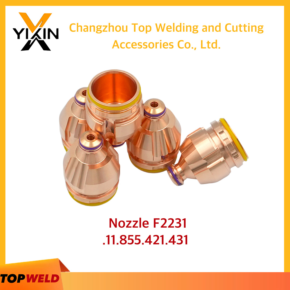 F2231 Nozzle. 11.855.421.431 for Kjellberg Plasma Cutting Torch Consumables