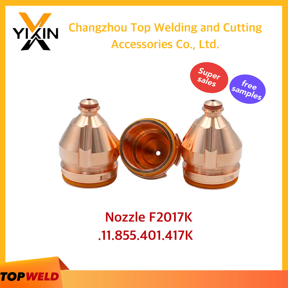F2017 Nozzle. 11.855.401.417 for Kjellberg 200A Smart Focus Plasma Cutting Torch Consumables