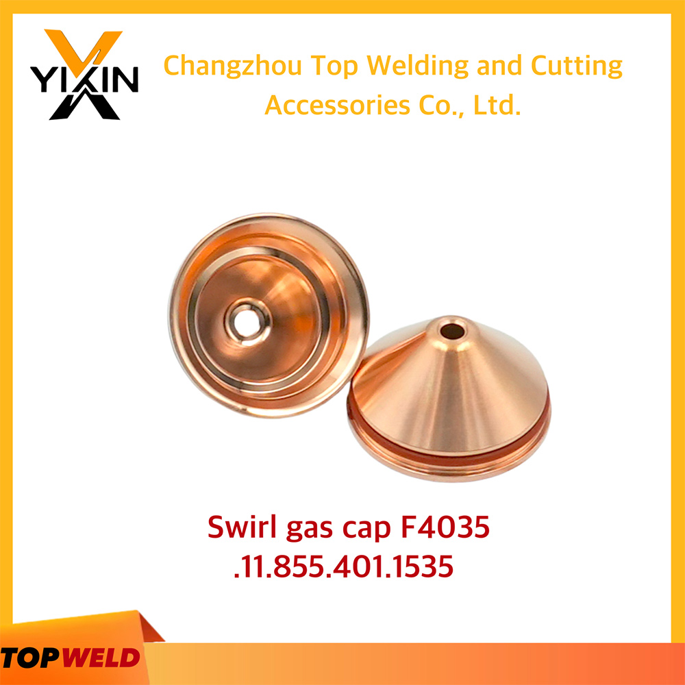 Kjellberg Plasma Consumables F4035 Swirl Gas Cap. 11.855.401.1535 for Percut4000 Cutting Torch