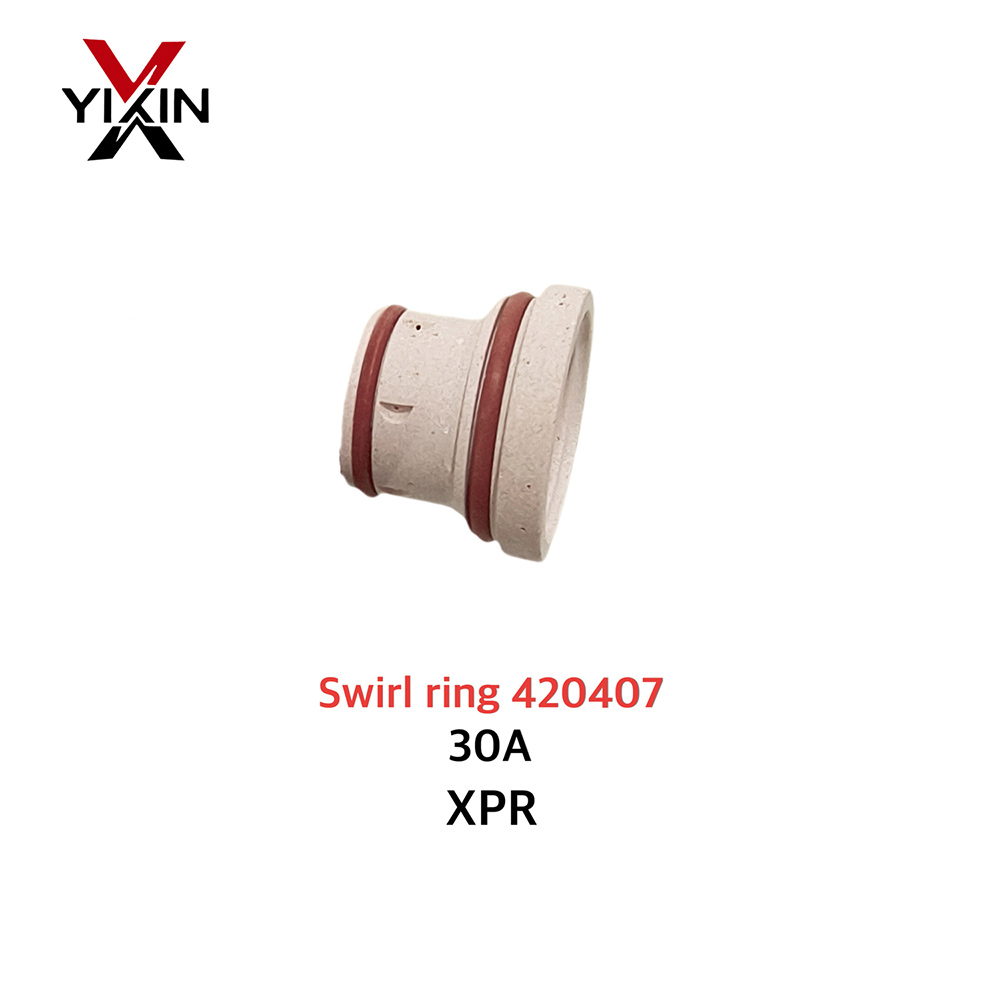 420407 Swirl Ring: Xpr 30 AMPS Mild Steel Clockwise