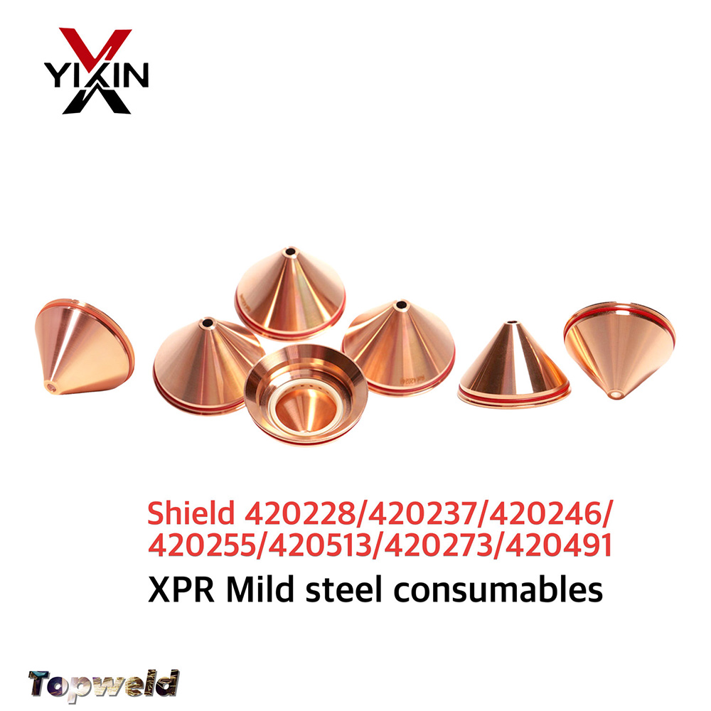 Top-Grade 420228 Shield for Xpr 30AMPS Mild Steel Plasma Consumables