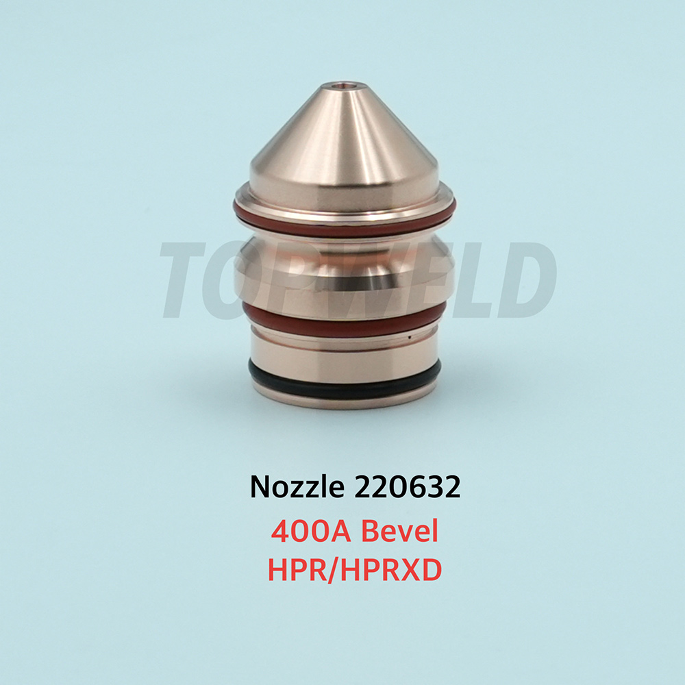 220632 Plasma Nozzle /Cutting Tip Compatible with Hpr 400A 400xd/800xd