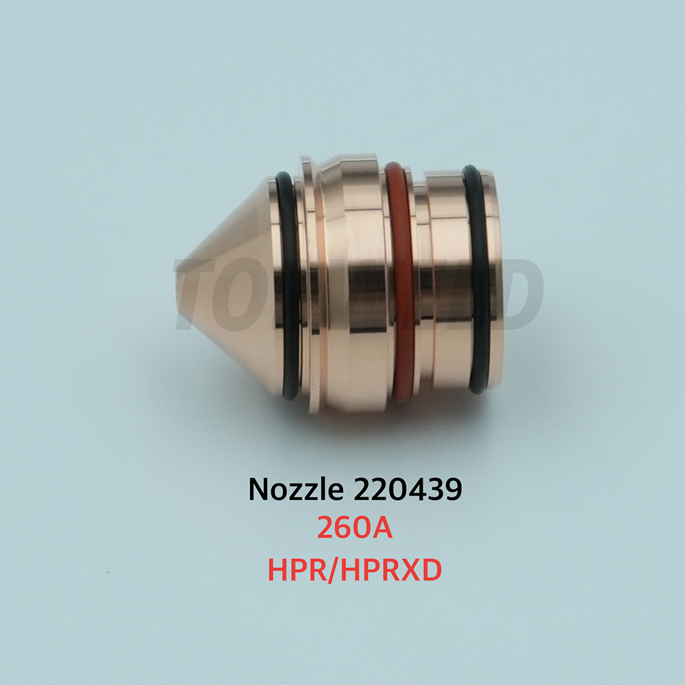 Durable 220439 Plasma Cutting Nozzle Original Replacement for Hpr 260A