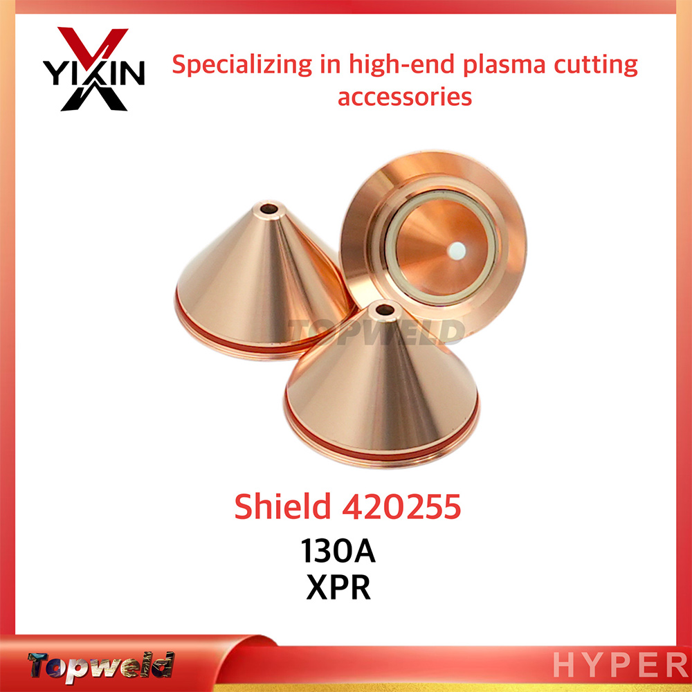 Topweld 420255 Plasma Shield of Xpr 130A Series Consumable for CNC Plasma Cutter