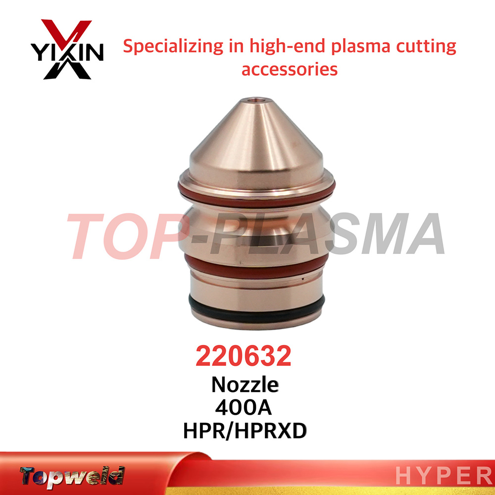 220632 Plasma Nozzle /Cutting Tip Compatible with Hpr 400A 400xd/800xd