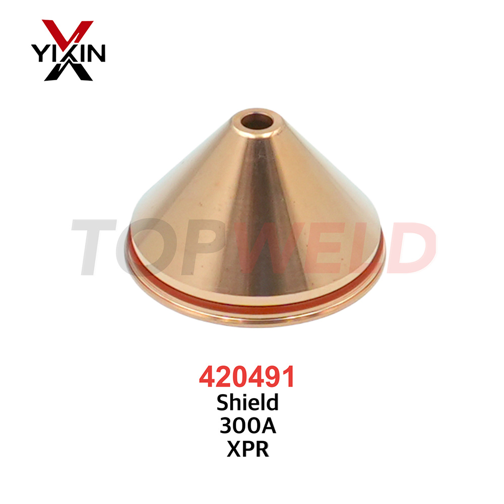 Top-Grade 420491 Shield Assembly 300 AMPS Mild Steel for Xpr Plasma Cutting Consumables