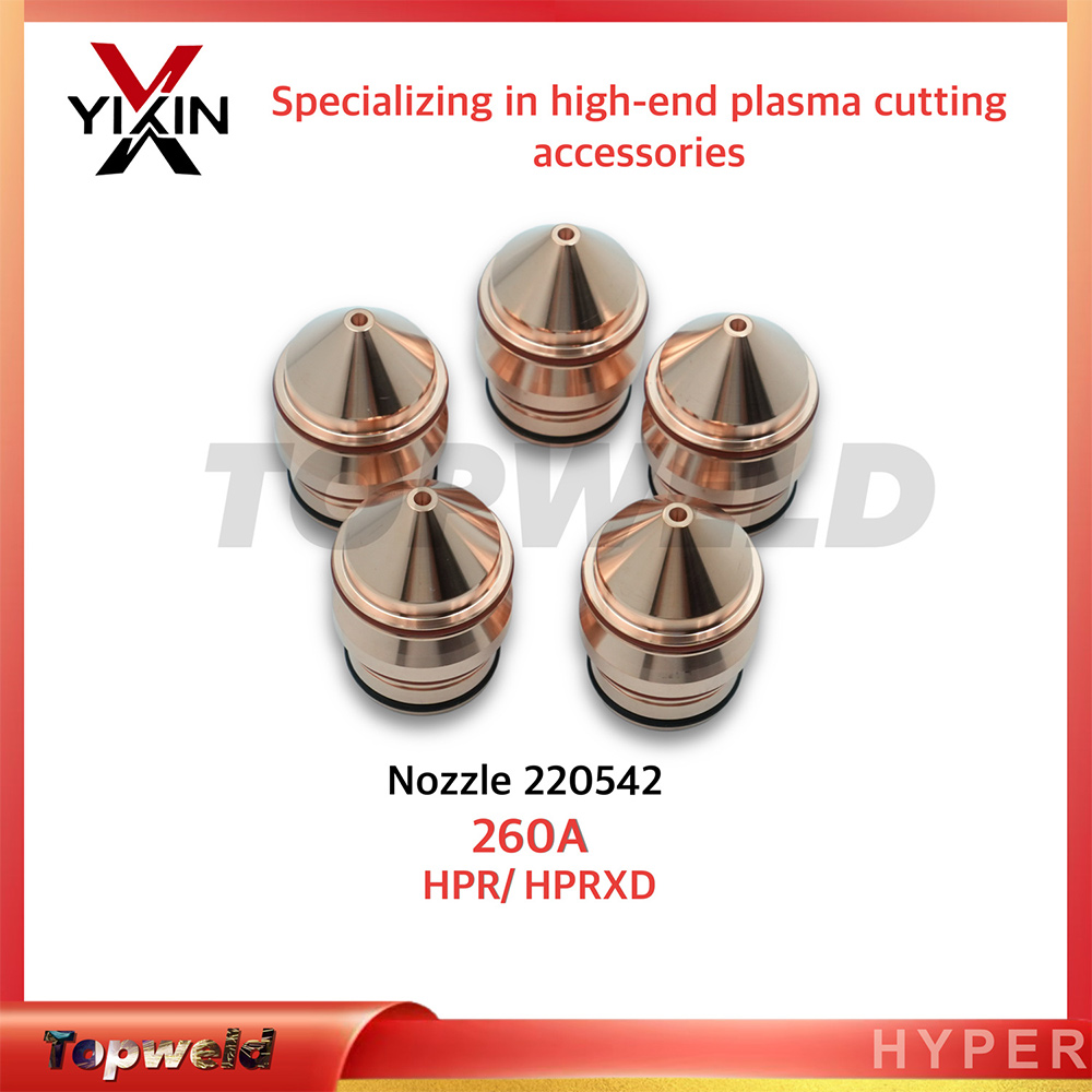 Nozzle Bevel 260A 220542 for Hpr Series Plasma Cutting Machine Consumables