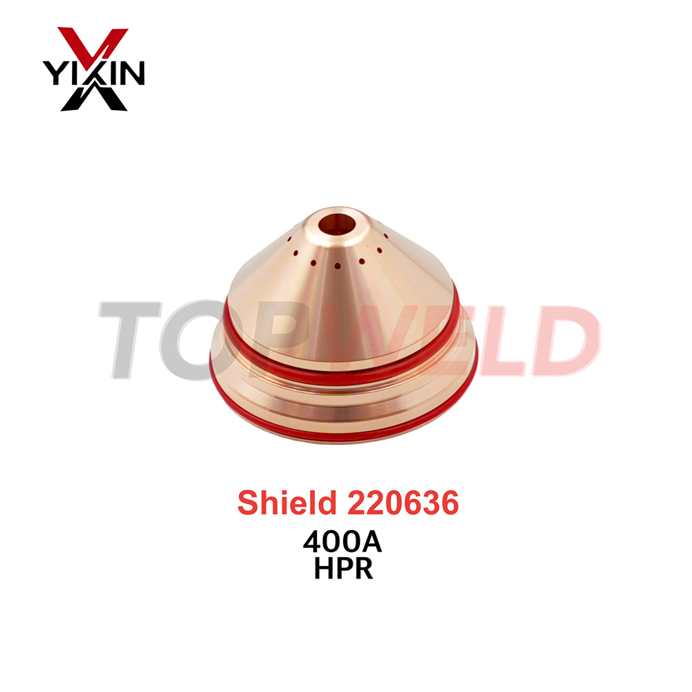 Quality Plasma Consumables 220636 Shield Fits Mild Steel Shield 400A Hpr260/Hpr400