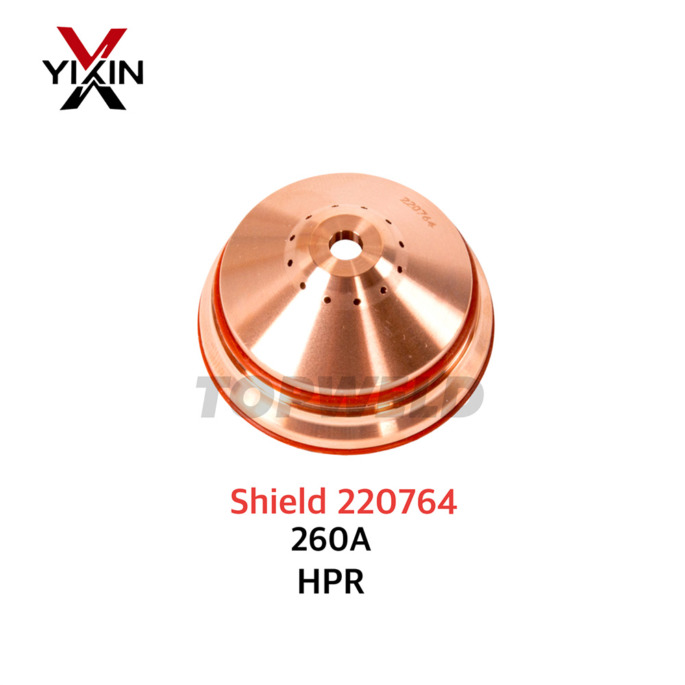 Top Quality Plasma Cutter 220764 Shield Cap 260A for Hpr800/400/260/130xd Plasma Torch Consumables