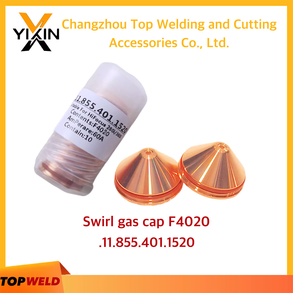 img of Kjellberg Swirl Gas Cap F4020 F4120 Plasma Cutting Consumables. 11.855.401.1520
