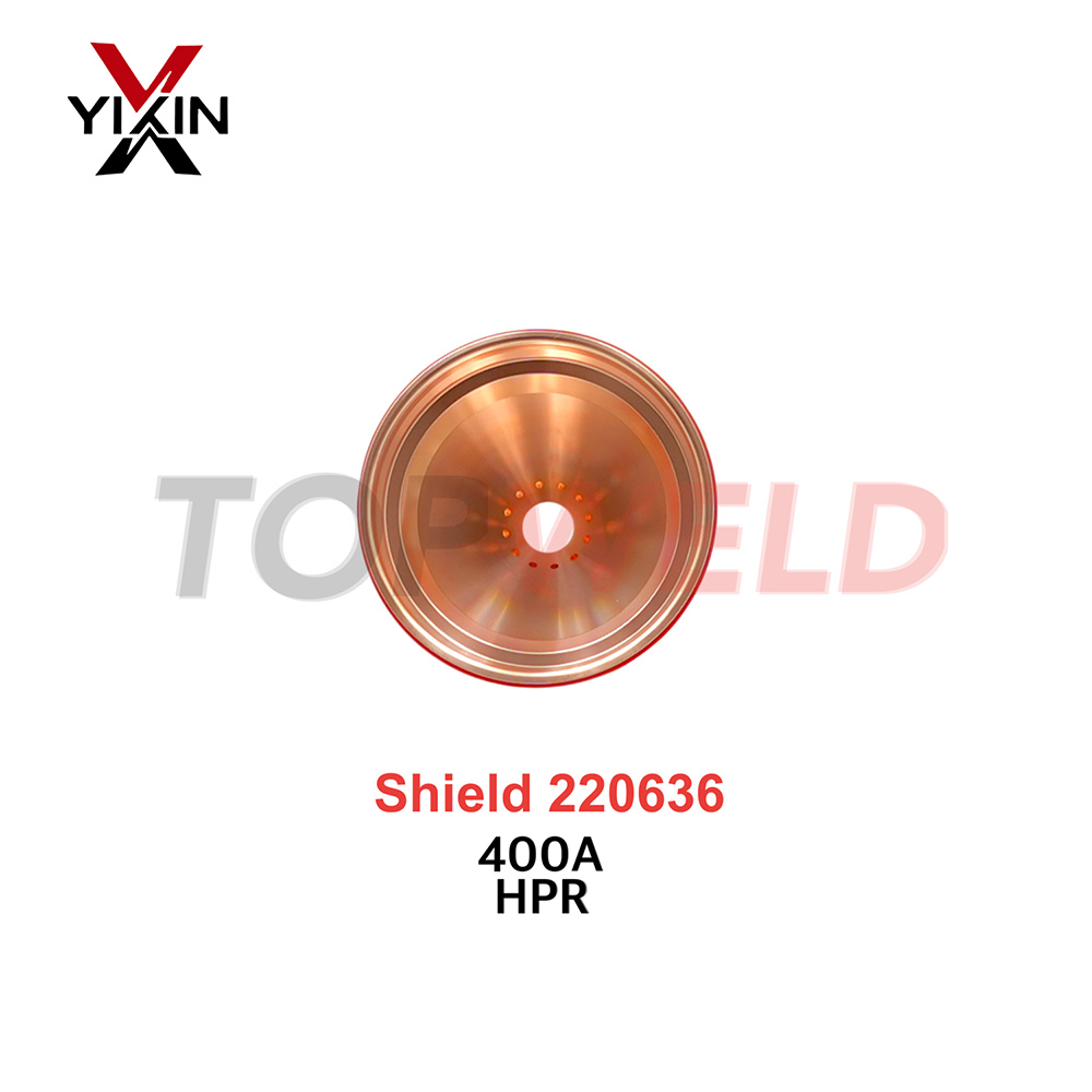 Quality Plasma Consumables 220636 Shield Fits Mild Steel Shield 400A Hpr260/Hpr400