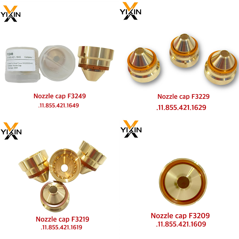 Top-Quality F3229 F3219 F3209 F3249 Nozzle Cap. 11.855.421.1629 for Kjellberg Plasma Cutting Torch Consumables 360A