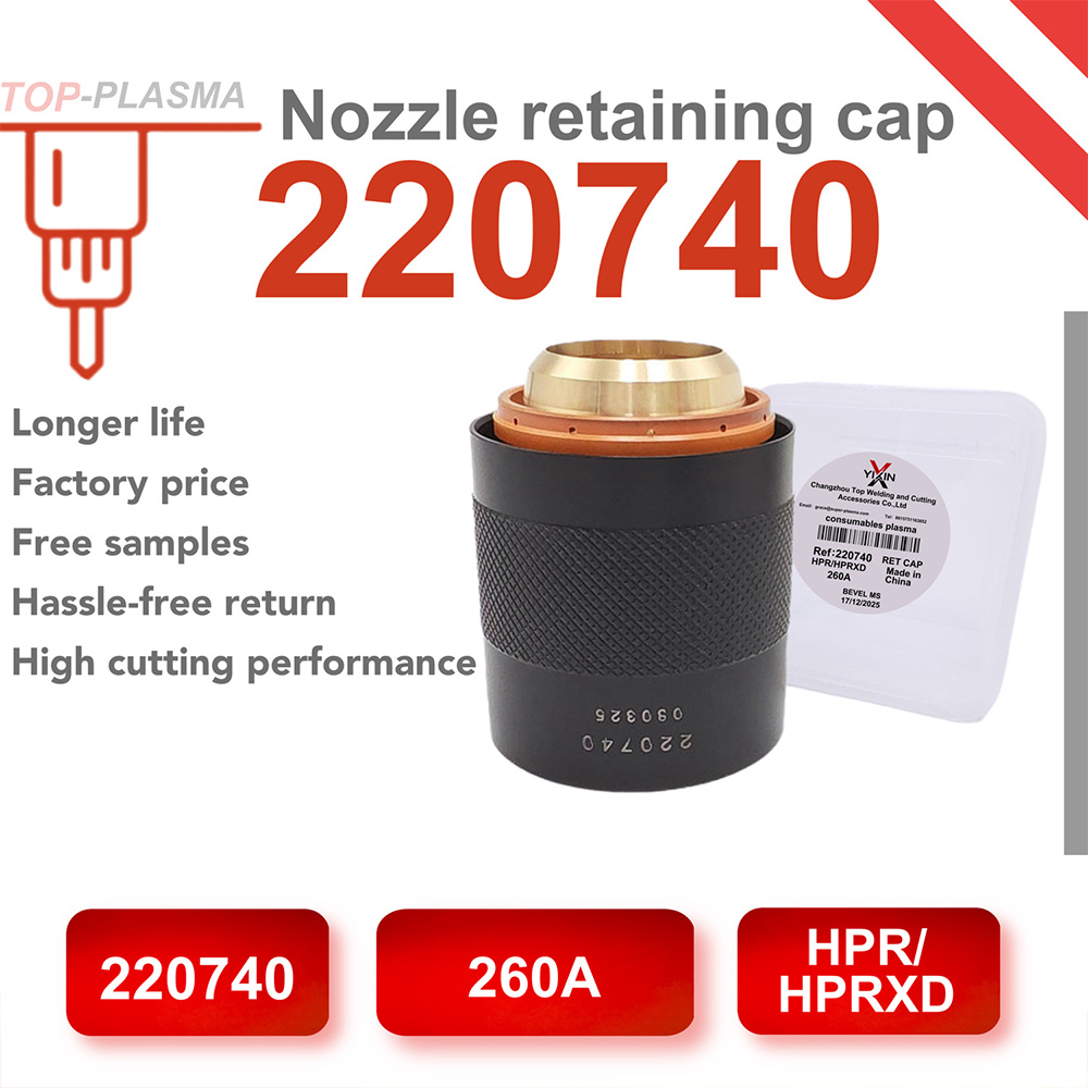 Quality Replacement Nozzle Retaining Cap 220740 Suit for Plasma Hpr 130xd 260xd 400xd