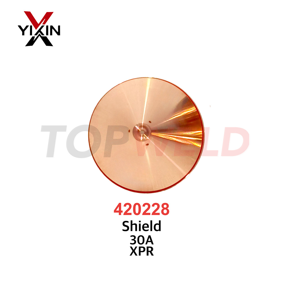 Top-Grade 420228 Shield for Xpr 30AMPS Mild Steel Plasma Consumables