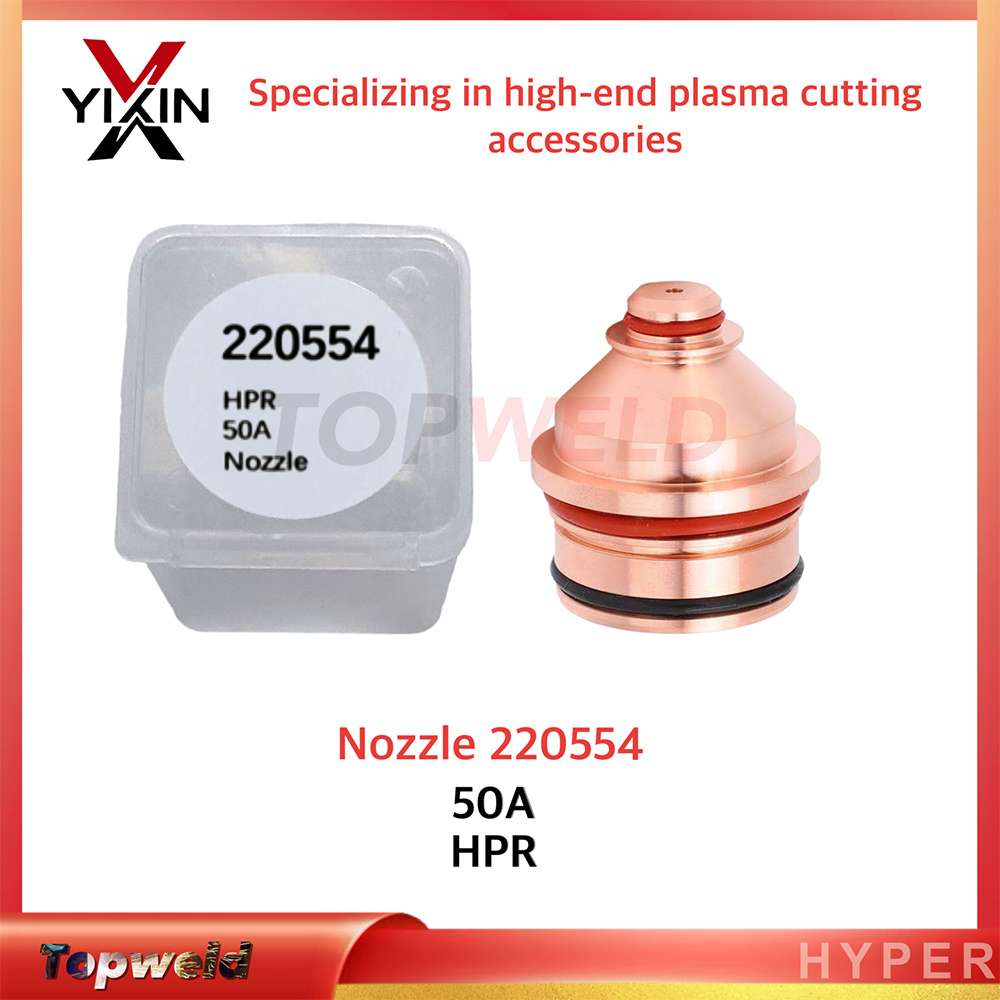 img of Plasma Nozzle 220554 50 AMP for Hpr130 Plasma Cutting Torch Consumables 50A