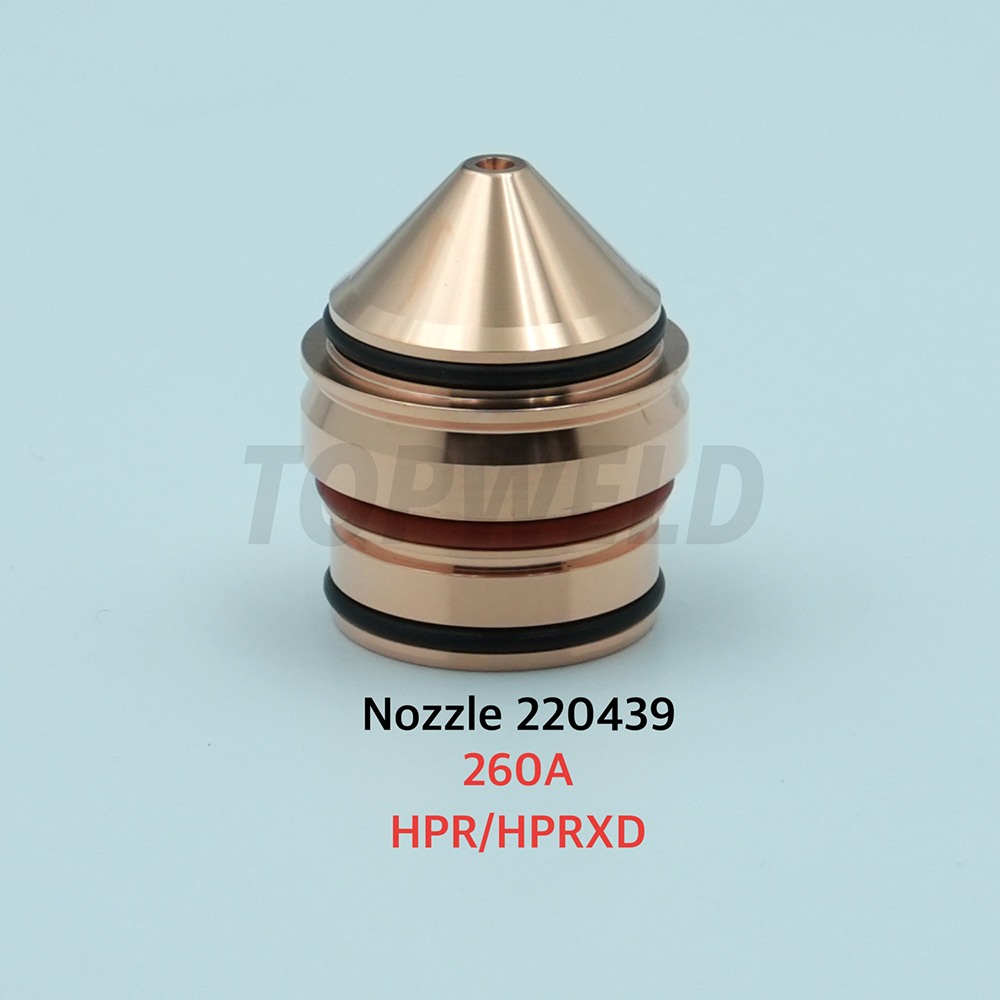 Durable 220439 Plasma Cutting Nozzle Original Replacement for Hpr 260A