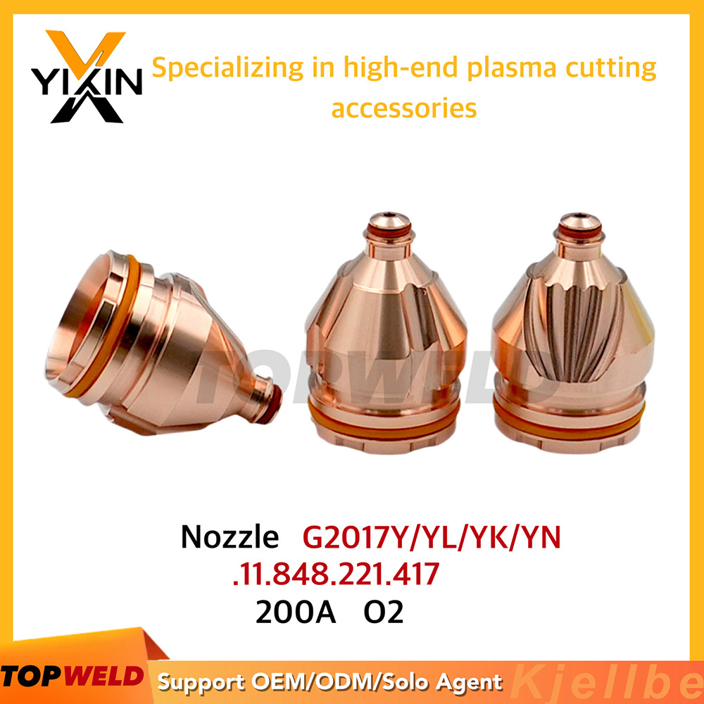 img of G2017y Nozzle. 11.848.221.417 for Kjellberg Plasma Cutting Torch Consumables in Stock