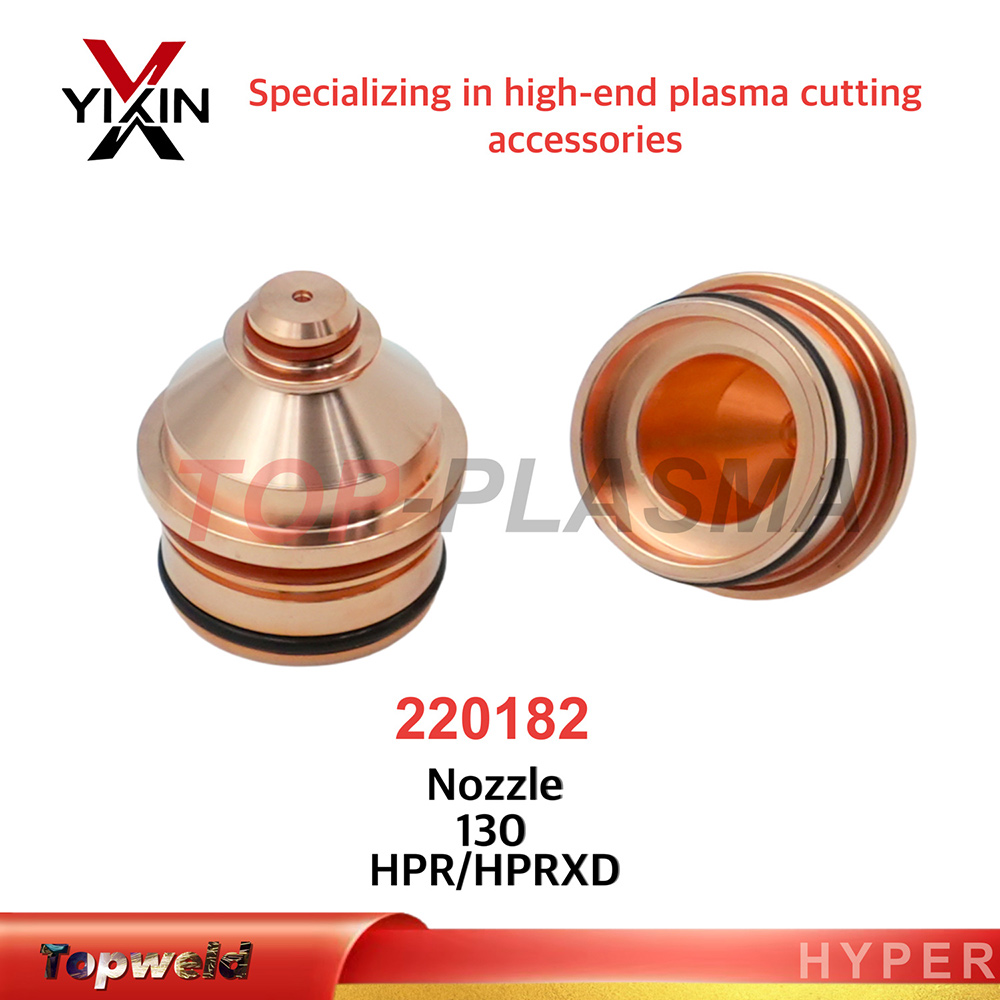 220182 Nozzle Compatible for Hpr 130A Plasma Cutting Torch Consumables