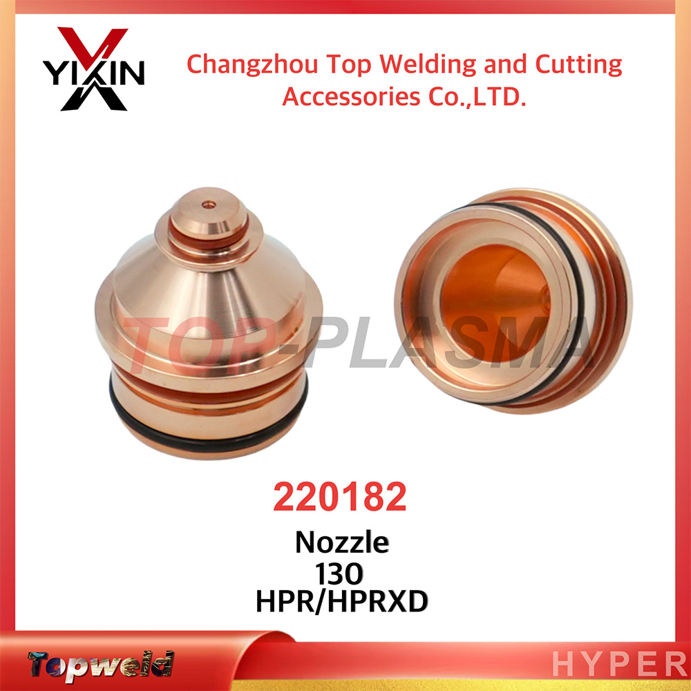img of 220182 Nozzle Compatible for Hpr 130A Plasma Cutting Torch Consumables