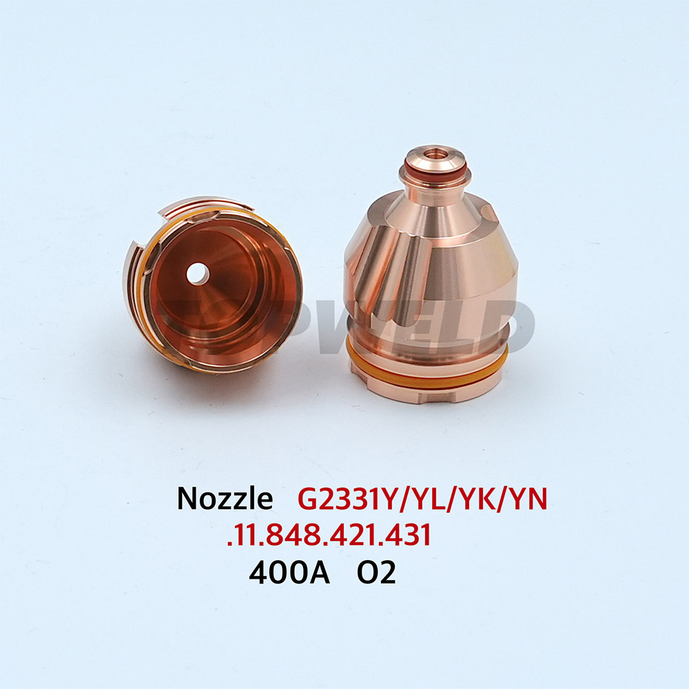 G2331y Nozzle. 11.848.421.431 for Kjellberg Plasma Consumables 400A