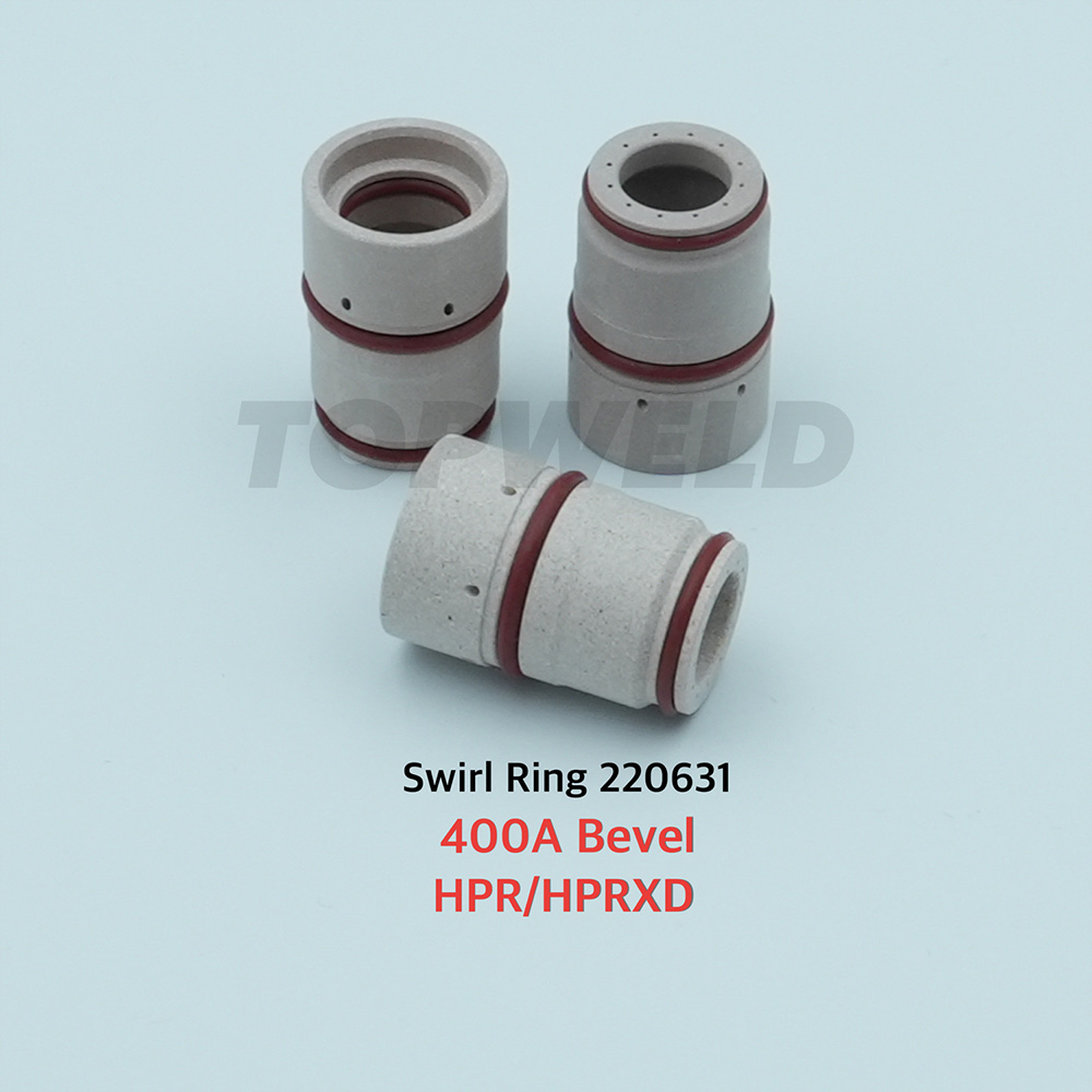 220631 Plasma Cutting Swirl Ring 400A Bevel for Hypertherm Hpr Series