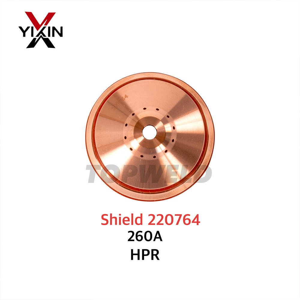 Top Quality Plasma Cutter 220764 Shield Cap 260A for Hpr800/400/260/130xd Plasma Torch Consumables