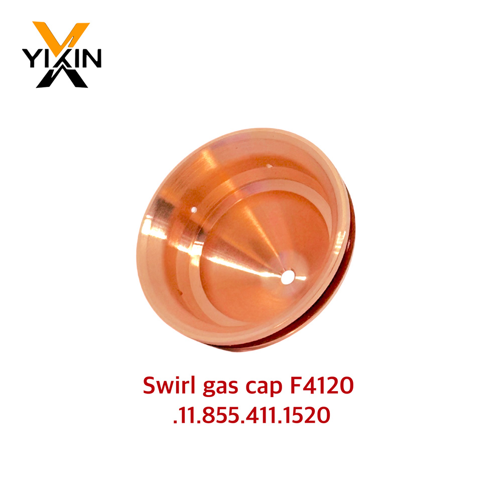 F4120 F4020 Swirl Gas Cap. 11.855.411.1520 for Kjellberg Plasma Cutting Torch Consumables 35A 60A Shield Cap