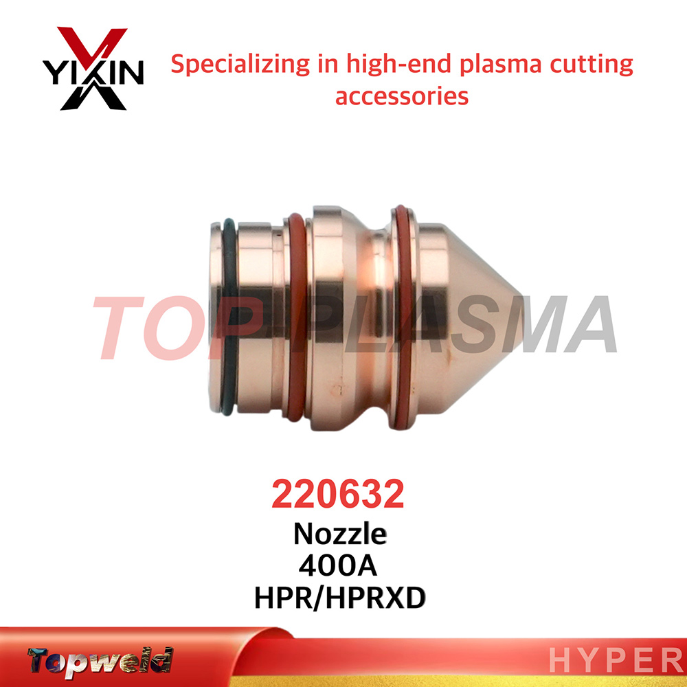 220632 Plasma Nozzle /Cutting Tip Compatible with Hpr 400A 400xd/800xd