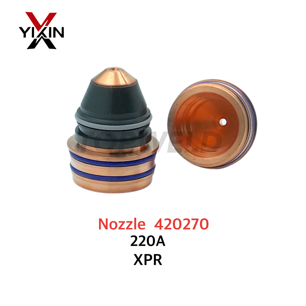 Xpr Nozzle 420270 for Xpr300 Plasma Cutting Machine to Cut Mild Steel 220AMP