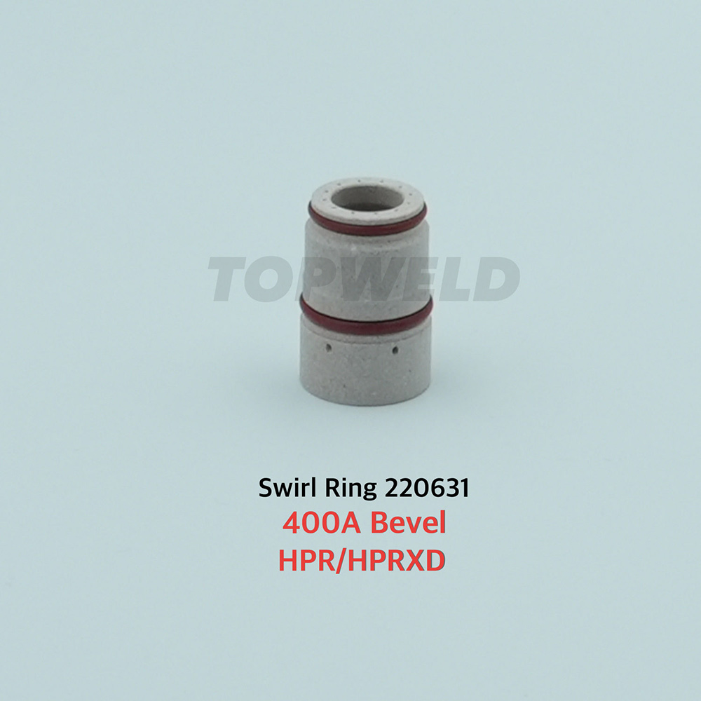 220631 Plasma Cutting Swirl Ring 400A Bevel for Hypertherm Hpr Series