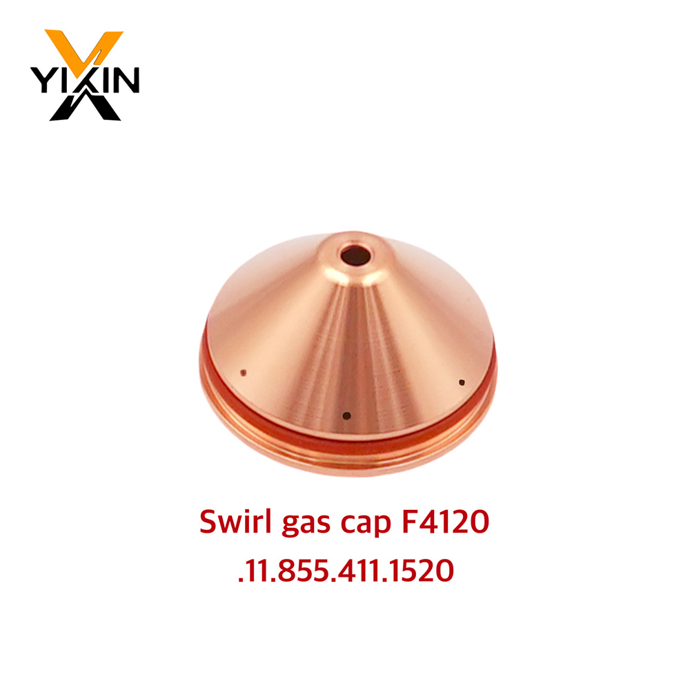 F4120 F4020 Swirl Gas Cap. 11.855.411.1520 for Kjellberg Plasma Cutting Torch Consumables 35A 60A Shield Cap
