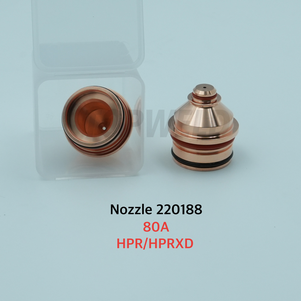 80 AMP 220188 Nozzle and Tips for CNC Plasma Cutting