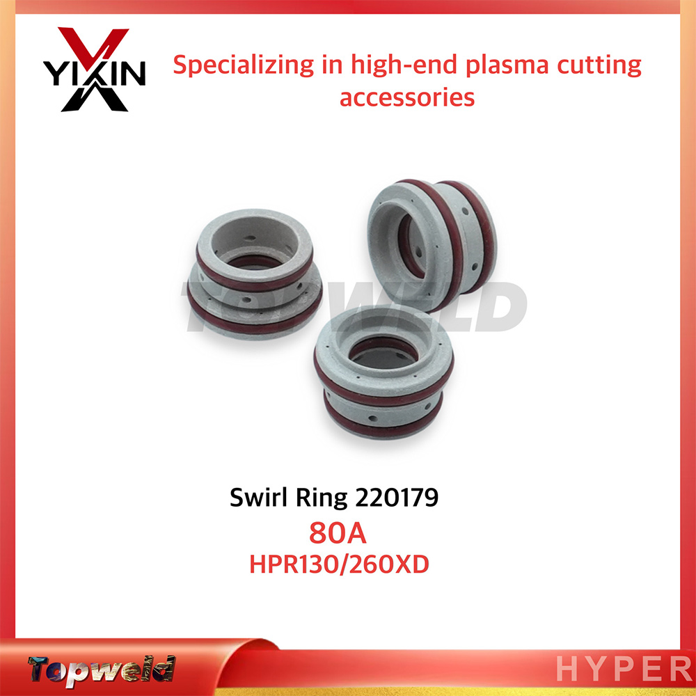 img of Replacement Swirl Ring 80A-130A 220179 Suitable for Hpr Series Plasma Cutting Torch Consumable
