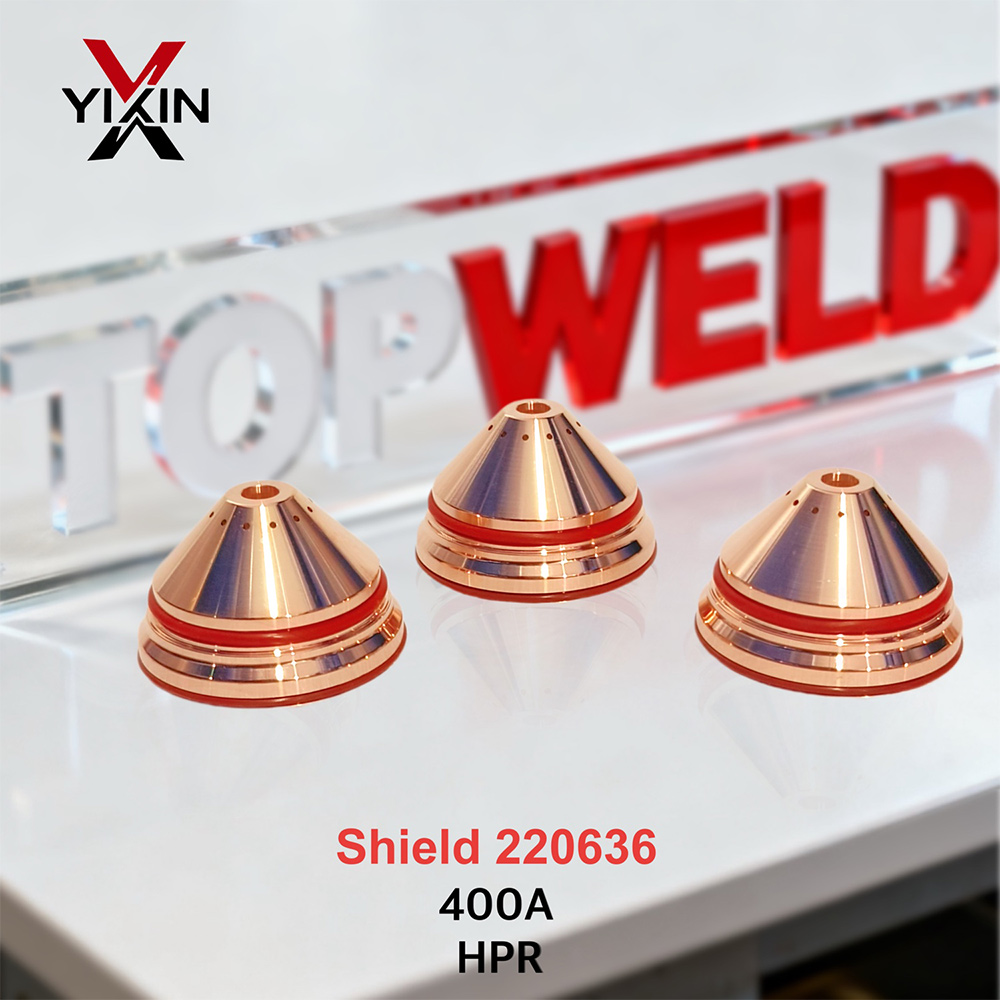 Quality Plasma Consumables 220636 Shield Fits Mild Steel Shield 400A Hpr260/Hpr400