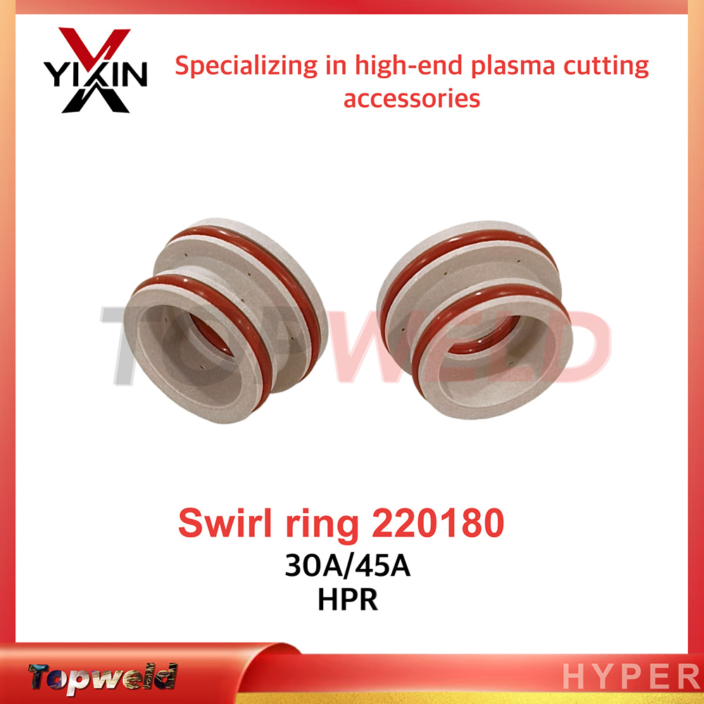 Quality Swirl Ring 220180 Plasma Consumables Fits for 30A/45A Hpr Plasma Cutting Machine Consumables
