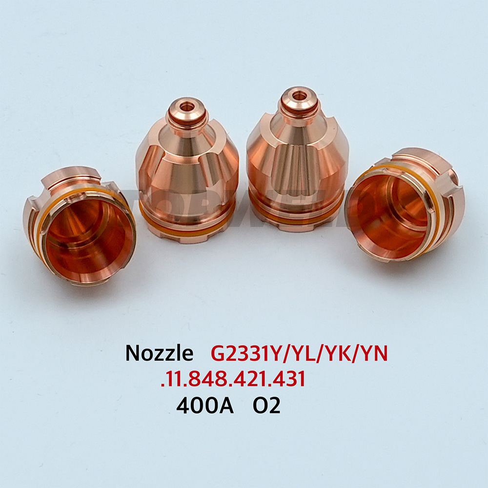 G2331y Nozzle. 11.848.421.431 for Kjellberg Plasma Consumables 400A