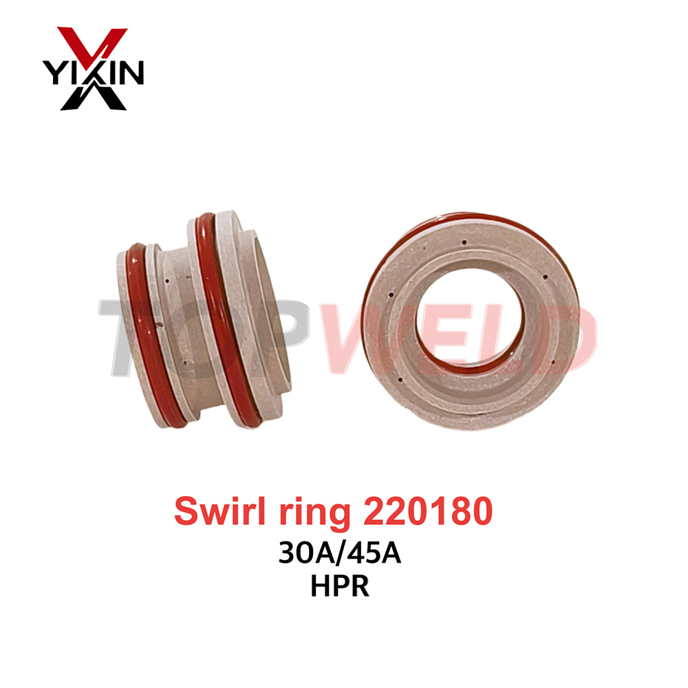 Quality Swirl Ring 220180 Plasma Consumables Fits for 30A/45A Hpr Plasma Cutting Machine Consumables