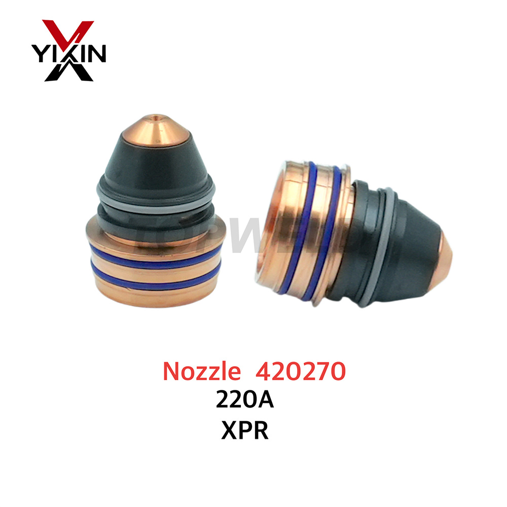 Xpr Nozzle 420270 for Xpr300 Plasma Cutting Machine to Cut Mild Steel 220AMP