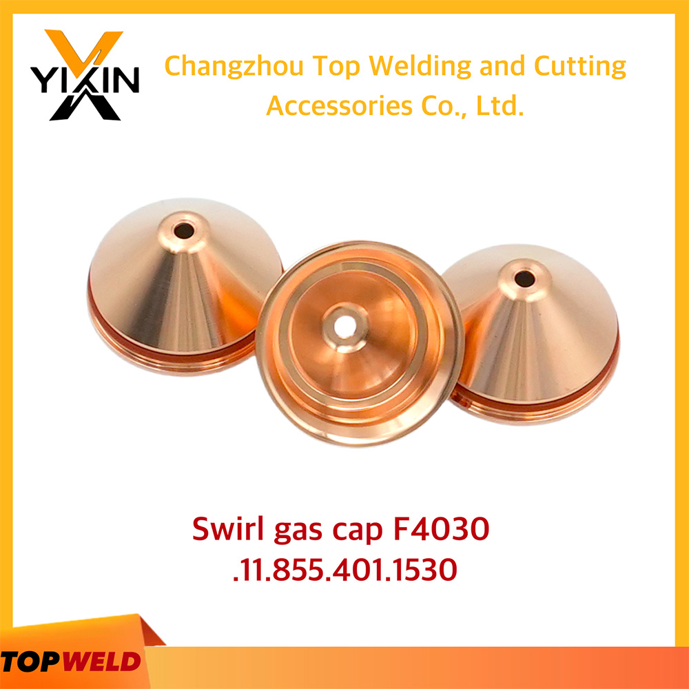 F4030 Swirl Gas Cap. 11.855.401.1530 Shield for Kjellberg Smart Focus Percut4000 Plasma Cutting Machine Consumables