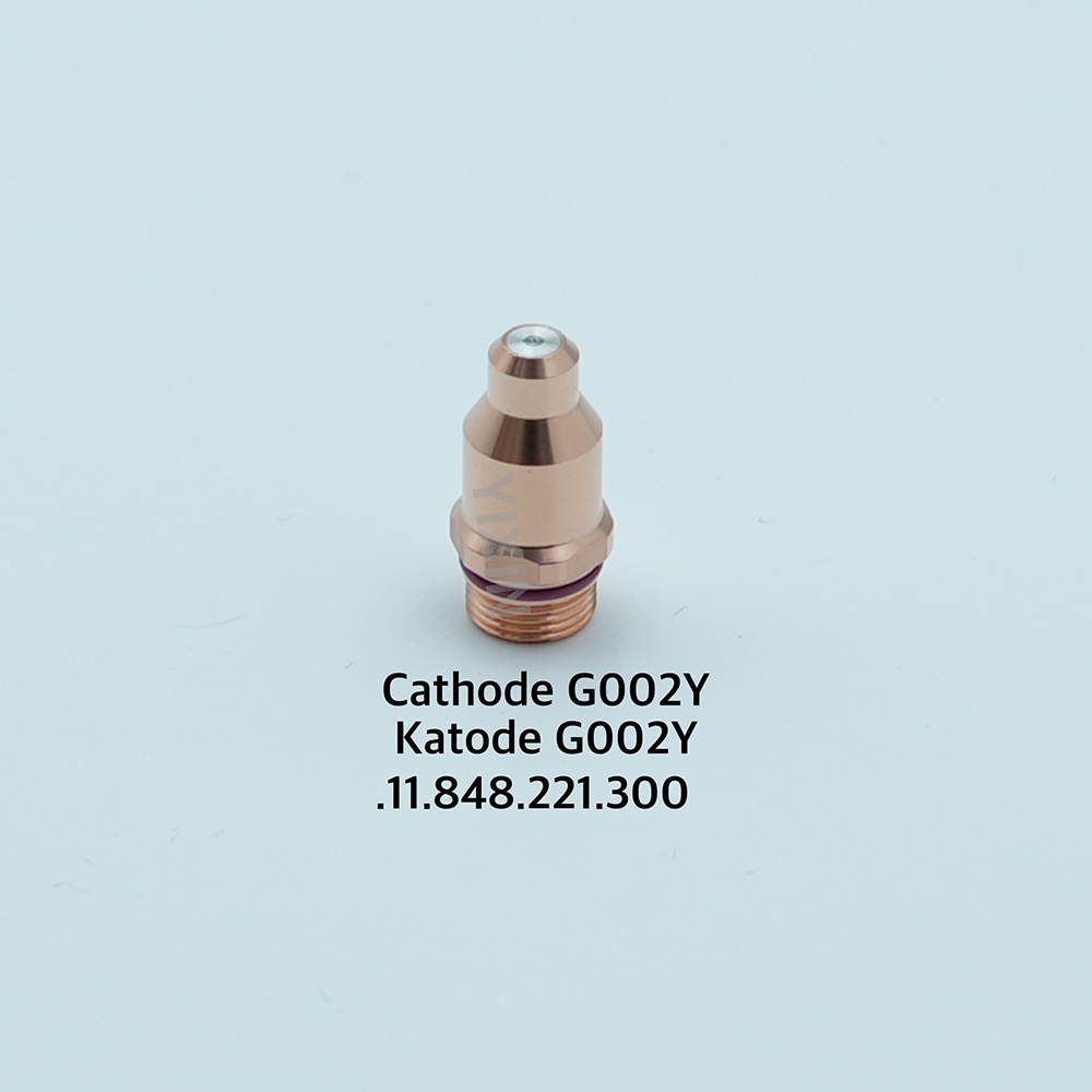 Durable G002y Silver Electrode for Kjellberg Plasma Consumables with Ref. 11.848.221.300