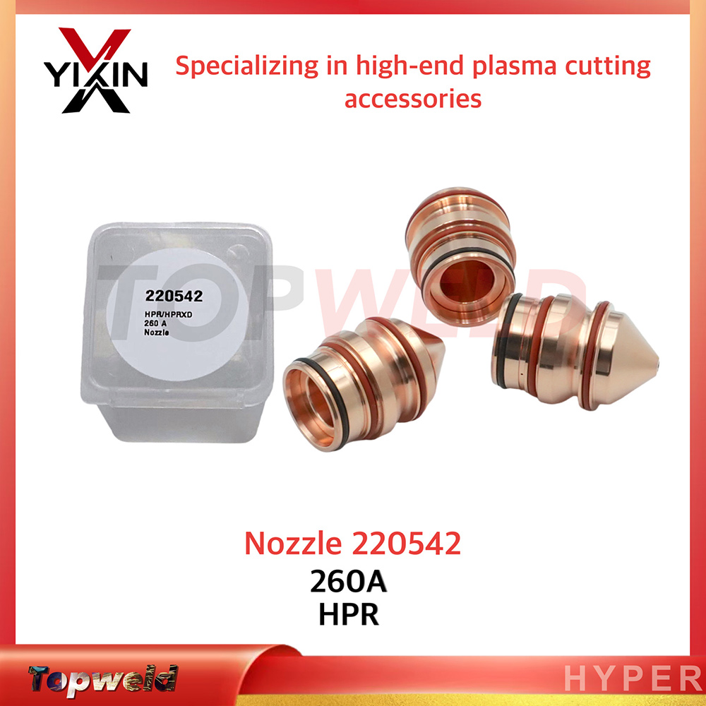img of Nozzle Bevel 260A 220542 for Hpr Series Plasma Cutting Machine Consumables