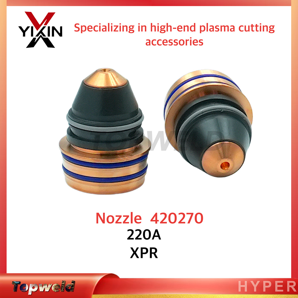 Xpr Nozzle 420270 for Xpr300 Plasma Cutting Machine to Cut Mild Steel 220AMP