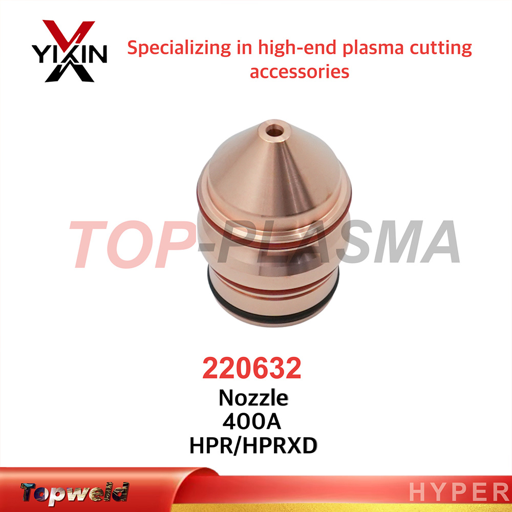 220632 Plasma Nozzle /Cutting Tip Compatible with Hpr 400A 400xd/800xd