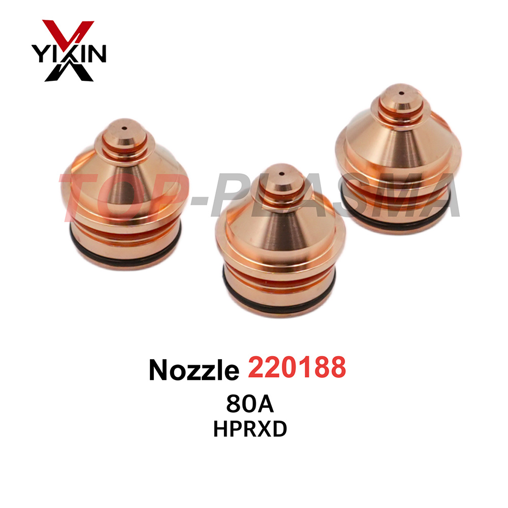 80 AMP 220188 Nozzle and Tips for CNC Plasma Cutting